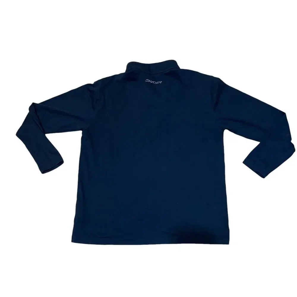 Spyder Men’s Black Long Sleeve Half Zip Performance Pullover Size XL